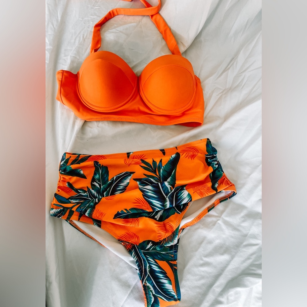 Tropical Orange Bikini